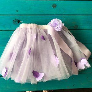 Lavender Petal Skirt for Toddlers